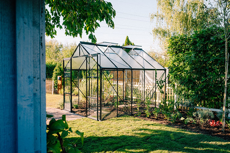 Garten während der Umbauarbeiten